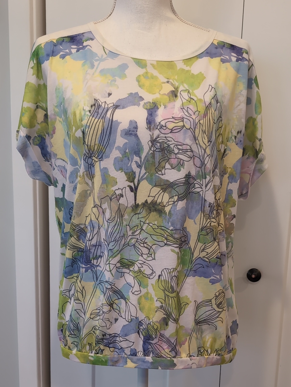 Prana Short Sleeve Pastel Top M